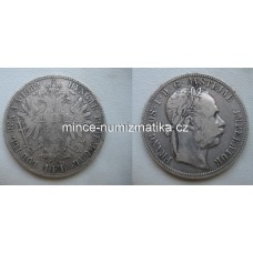 1 Zlatník 1882 František Josef I., 1 Florin